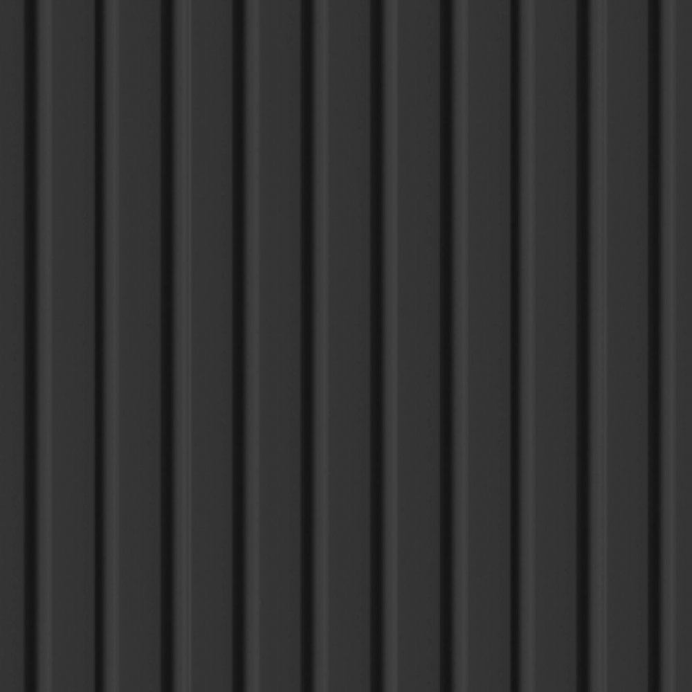 Wall Panel MDF Stella Beats Standart NEW 2750х119х12 Black Edition (pack of 5 pcs.)