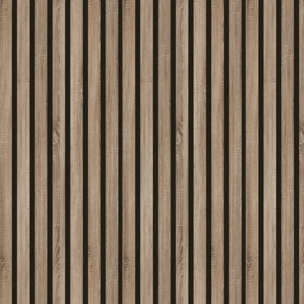 Acoustic Panel Stella Trend 20 Standart 2400x600x20 Vintage Oak (pack of 1 pcs.)