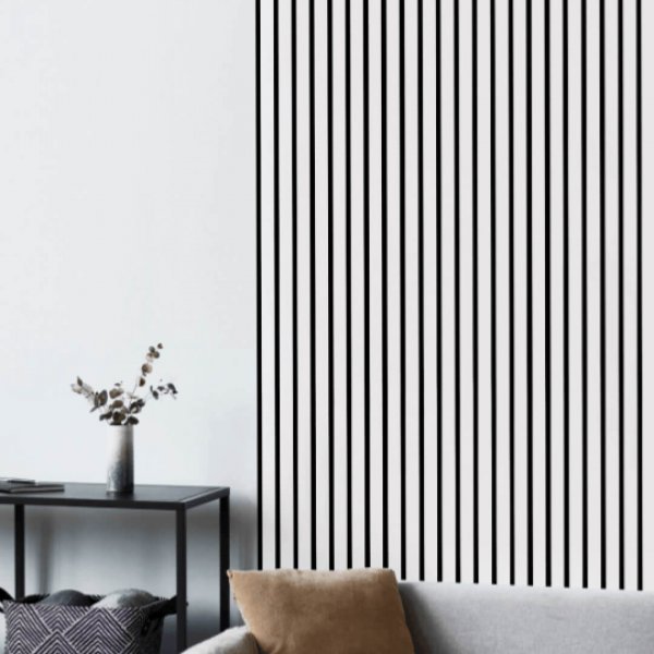 Acoustic Panel Stella Trend 20 Standart 2400x600x20 White (pack of 1 pcs.)