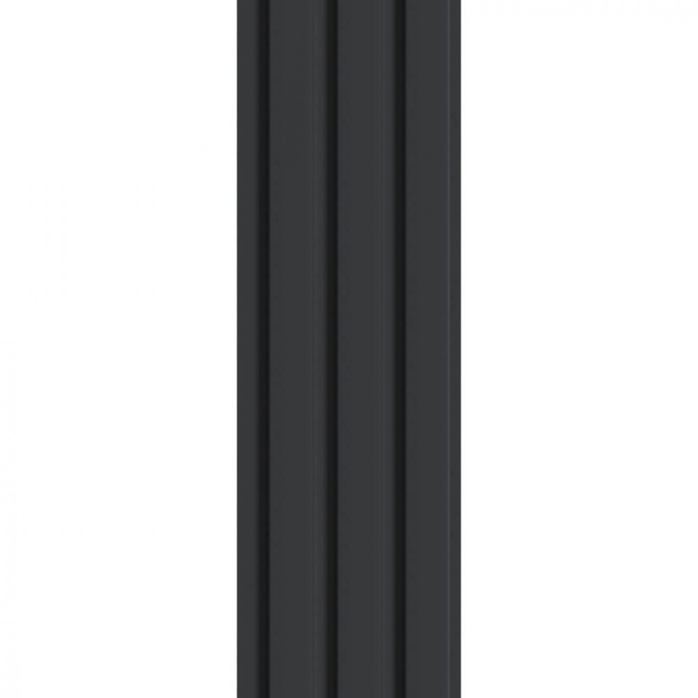 Wall Panel MDF Stella Beats Standart 2750х119х16 Black Edition (pack of 4 pcs.)