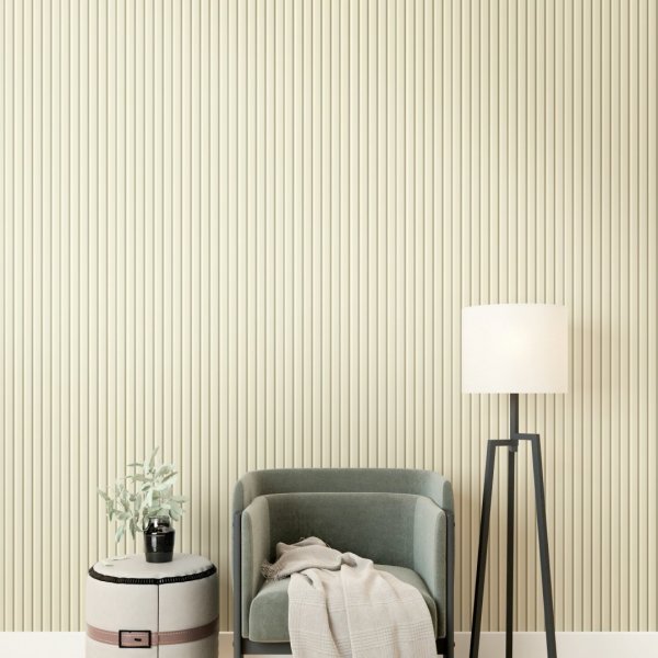 Wall Panel MDF Stella Beats De Luxe NEW 2750х119х12 Palomino (pack of 5 pcs.)