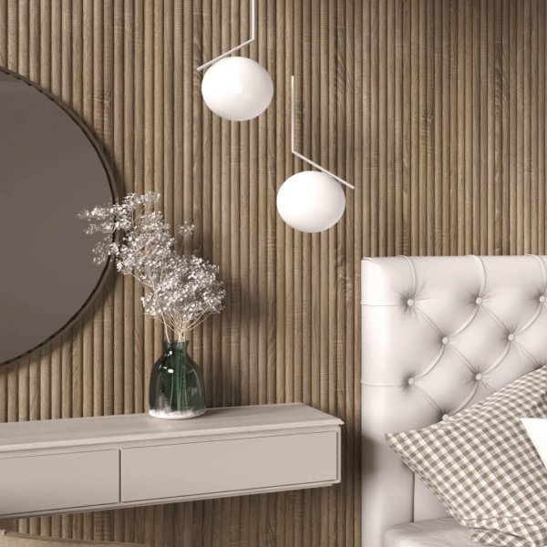 Start-finish profile for MDF Stella Wave Standart Vintage Oak 2750x55x16 (pack of 4 pcs.)