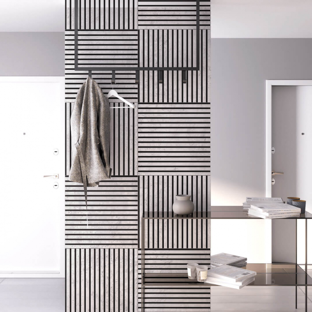 Acoustic Panel Stella Trend 20 Standart 900x600x20 Chicago Concrete (pack of 1 pcs.)