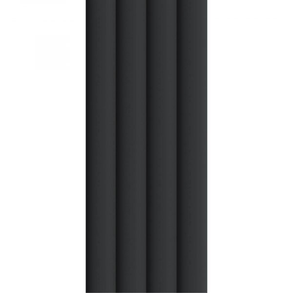 Wall Panel MDF Stella Wave Standart 2750х119х16 Black Edition (pack of 4 pcs.)