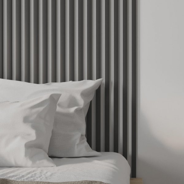 Interior slat MDF Stella 6 De Luxe 2750*27*6 Black Lead (pack of 15 pcs.)