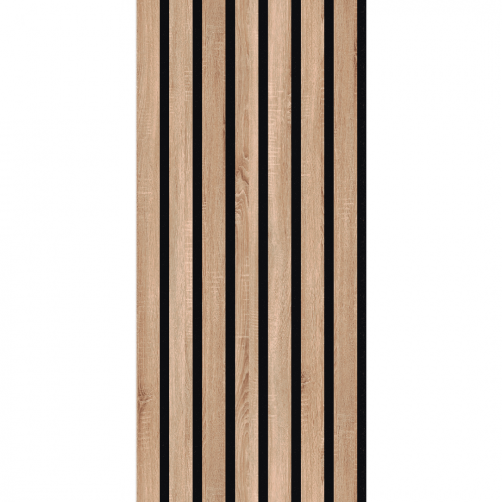 Acoustic panel Stella Trend 20 Standart 2440x600x20 mm Sonoma Oak (pack of 1 pcs.)