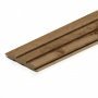 Wall Panel MDF Stella Beats Standart 2750х119х16 Pecan (pack of 4 pcs.)