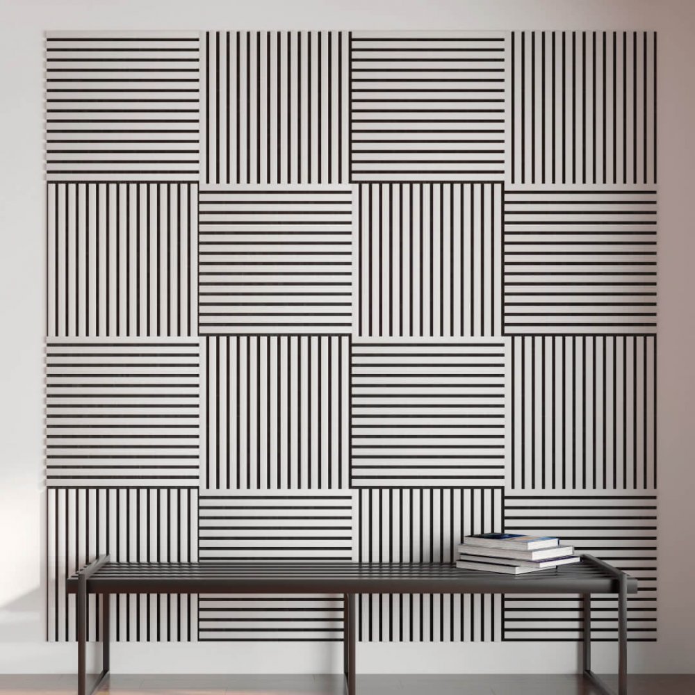 Acoustic Panel Stella Trend 20 Standart 900x600x20 White (pack of 1 pcs.)