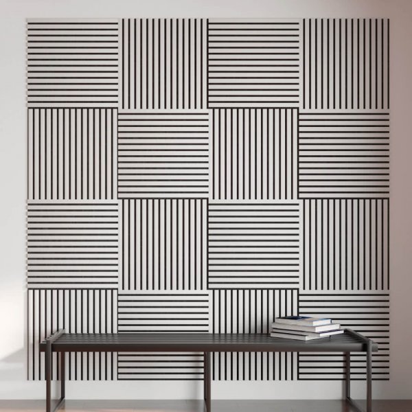 Acoustic Panel Stella Trend 20 Standart 600x600x20 White (pack of 1 pcs.)
