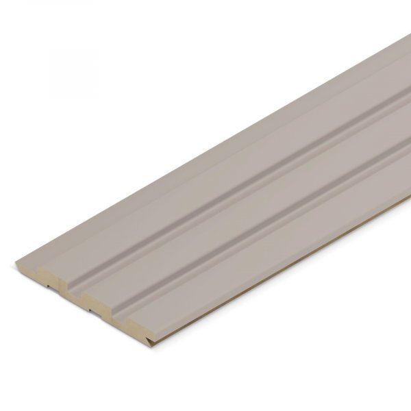 Wall Panel MDF Stella Beats De Luxe NEW 2750х119х12 Sandgrau (pack of 5 pcs.)