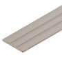 Wall Panel MDF Stella Beats De Luxe NEW 2750х119х12 Sandgrau (pack of 5 pcs.)