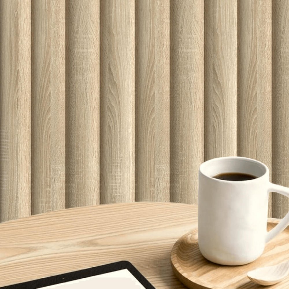 Wall Panel MDF Stella Wave Standart 2750х119х16 Sonoma Oak (pack of 4 pcs.)