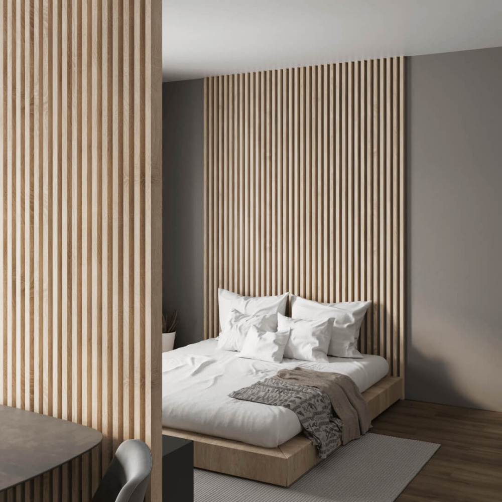 Interior slat MDF Stella 12 Standart 2750*27*12 Sonoma Oak (pack of 15 pcs.)