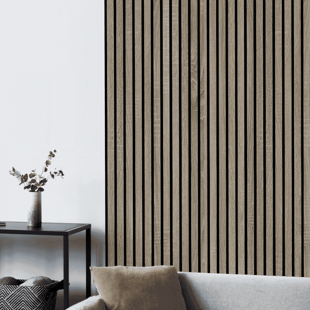 Acoustic panel Stella Trend 20 Standart 2440x600x20 mm Vintage Oak (pack of 1 pcs.)