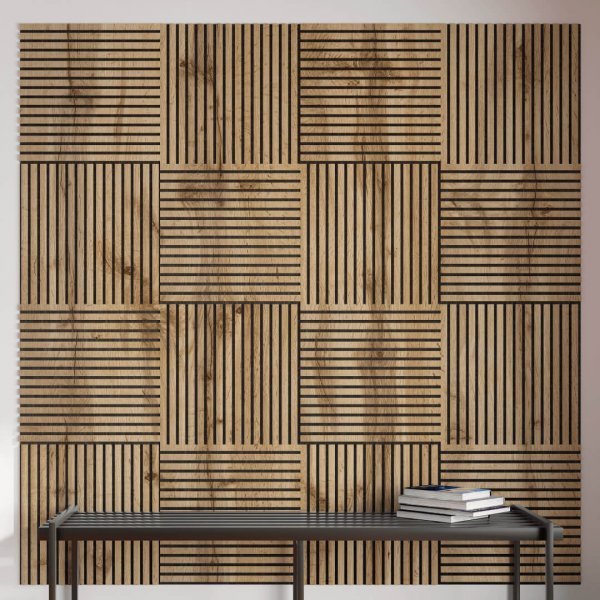 Acoustic Panel Stella Trend 20 Standart 600x600x20 Pecan (pack of 1 pcs.)
