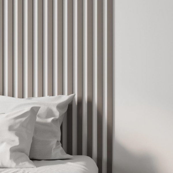 Interior slat MDF Stella 6 De Luxe 2750*27*6 Sandgrau (pack of 15 pcs.)