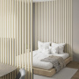 Interior slat MDF Stella 6 De Luxe 2750*27*6 Palomino (pack of 15 pcs.)
