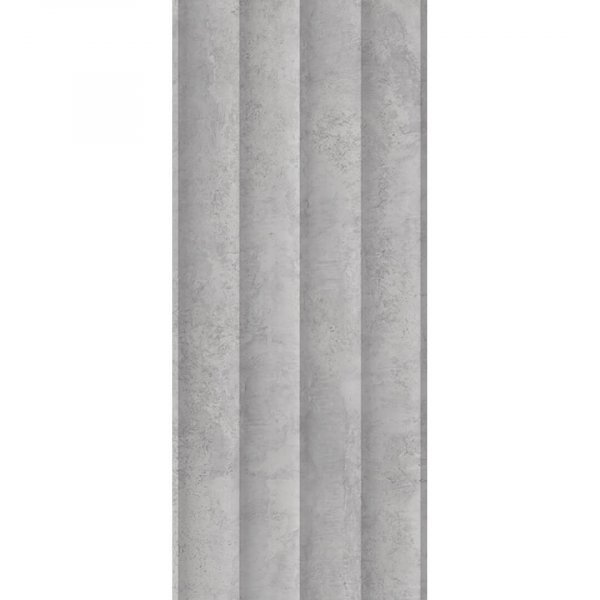 Wall Panel MDF Stella Wave Standart 2750х119х16 Chicago Concrete (pack of 4 pcs.)