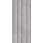 Wall Panel MDF Stella Wave Standart 2750х119х16 Chicago Concrete (pack of 4 pcs.)