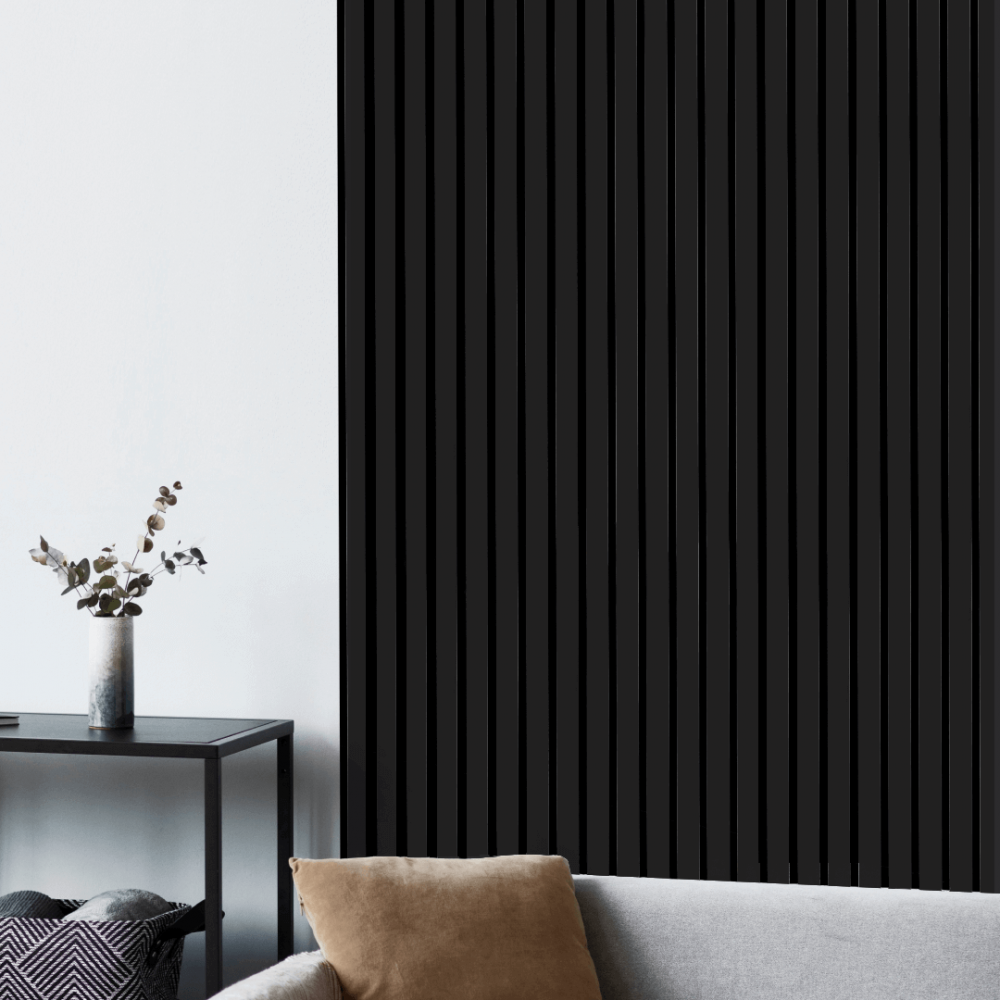 Acoustic panel Stella Trend 20 Standart 2440x600x20 mm Black Edition (pack of 1 pcs.)