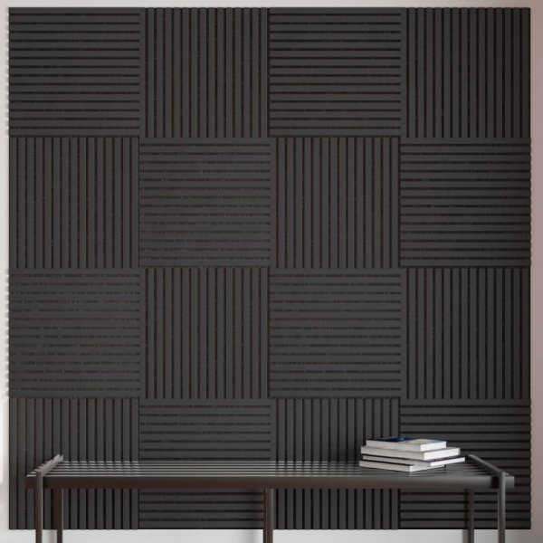 Acoustic Panel Stella Trend 20 De Luxe 600x600x20 Black Lead (pack of 1 pcs.)