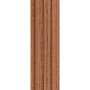 Wall Panel MDF Stella Beats Standart NEW 2750х119х12 Teak (pack of 5 pcs.)