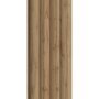 Wall Panel MDF Stella Wave Standart 2750х119х16 Pecan (pack of 4 pcs.)