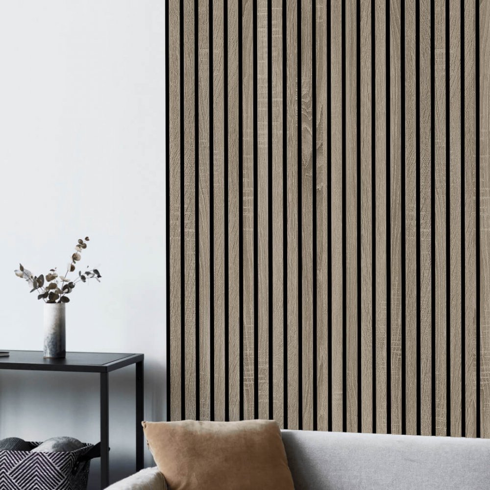 Acoustic Panel Stella Trend 20 Standart 2400x600x20 Vintage Oak (pack of 1 pcs.)