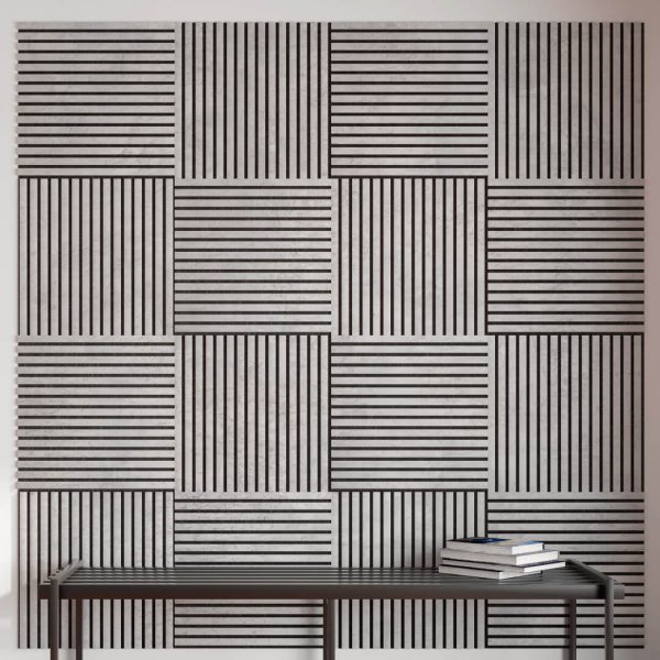 Acoustic Panel Stella Trend 20 Standart 600x600x20 Chicago Concrete (pack of 1 pcs.)
