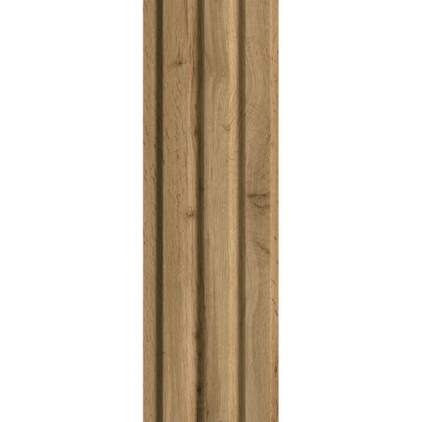 Wall Panel MDF Stella Beats Standart 2750х119х16 Pecan (pack of 4 pcs.)