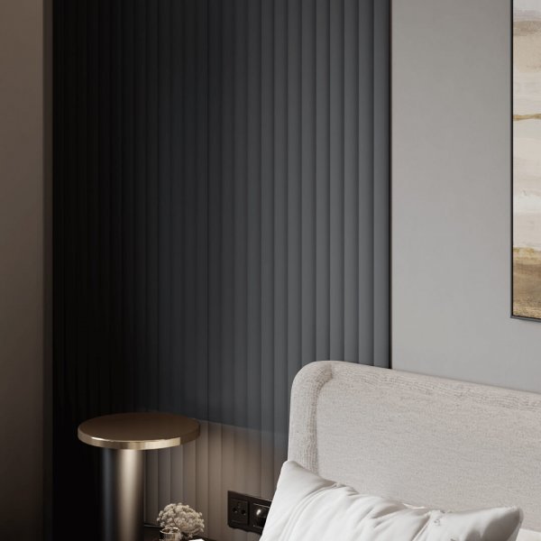 Start-finish profile for MDF Stella Wave Standart Black Edition 2750x55x16 (pack of 4 pcs.)