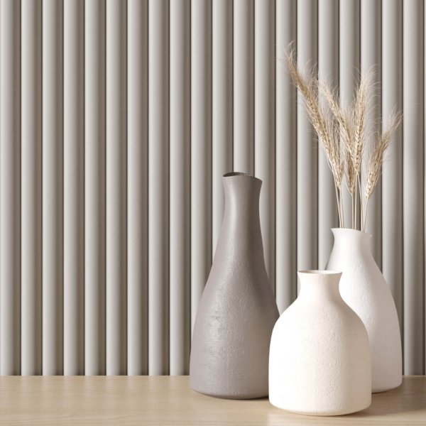 Start-finish profile for MDF Stella Wave De Luxe Sandgrau 2750x55x16 (pack of 4 pcs.)