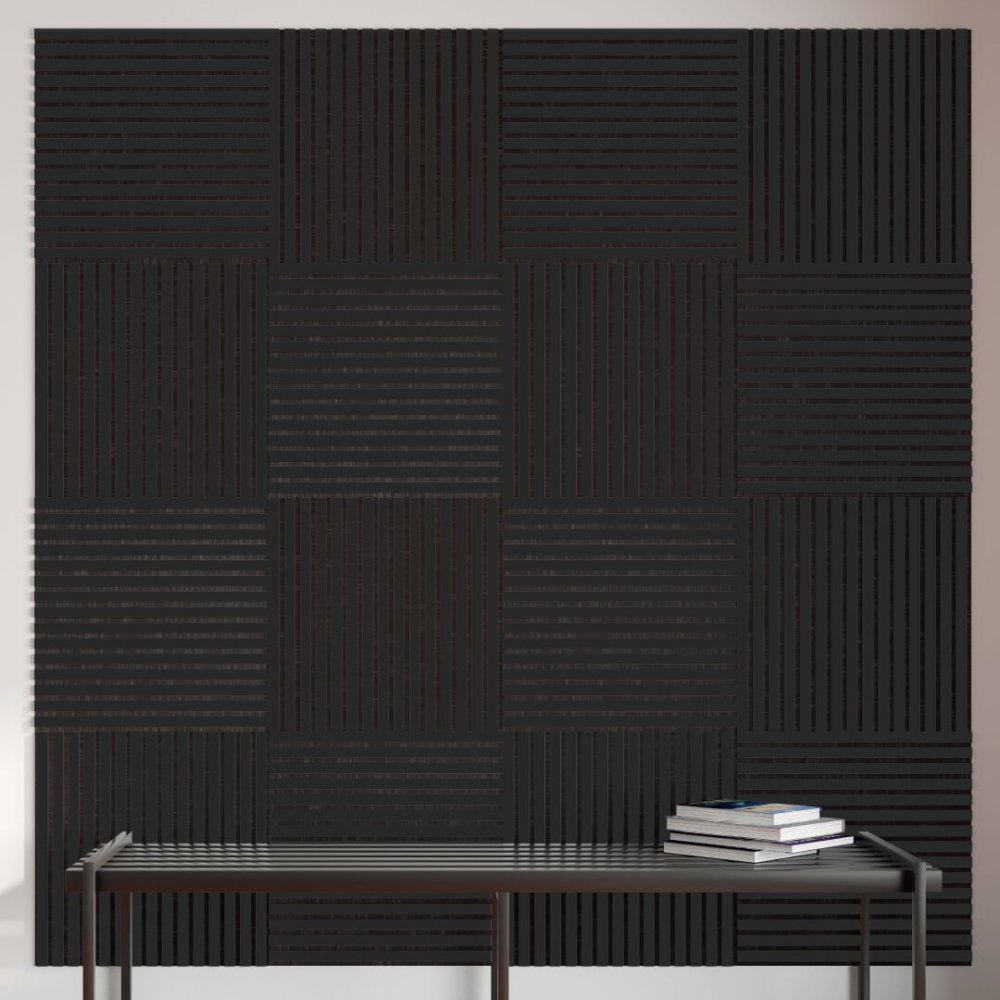 Acoustic Panel Stella Trend 20 Standart 900x600x20 Black Edition (pack of 1 pcs.)