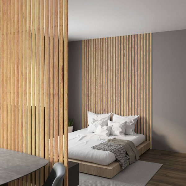 Interior slat MDF Stella 6 Standart 2750*27*6 Tick (pack of 15 pcs.)