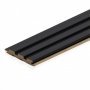 Wall Panel MDF Stella Beats Standart 2750х119х16 Black Edition (pack of 4 pcs.)
