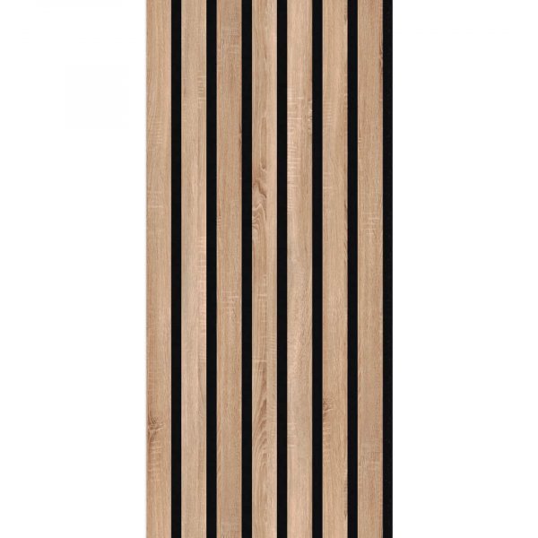 Acoustic Panel Stella Trend 20 Standart 2400x600x20 Sonoma Oak (pack of 1 pcs.)