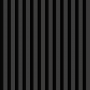 Acoustic Panel 12 Slats 8,5 mm Deluxe Black Lead 2780x600x9 (pack of 4 pcs.)