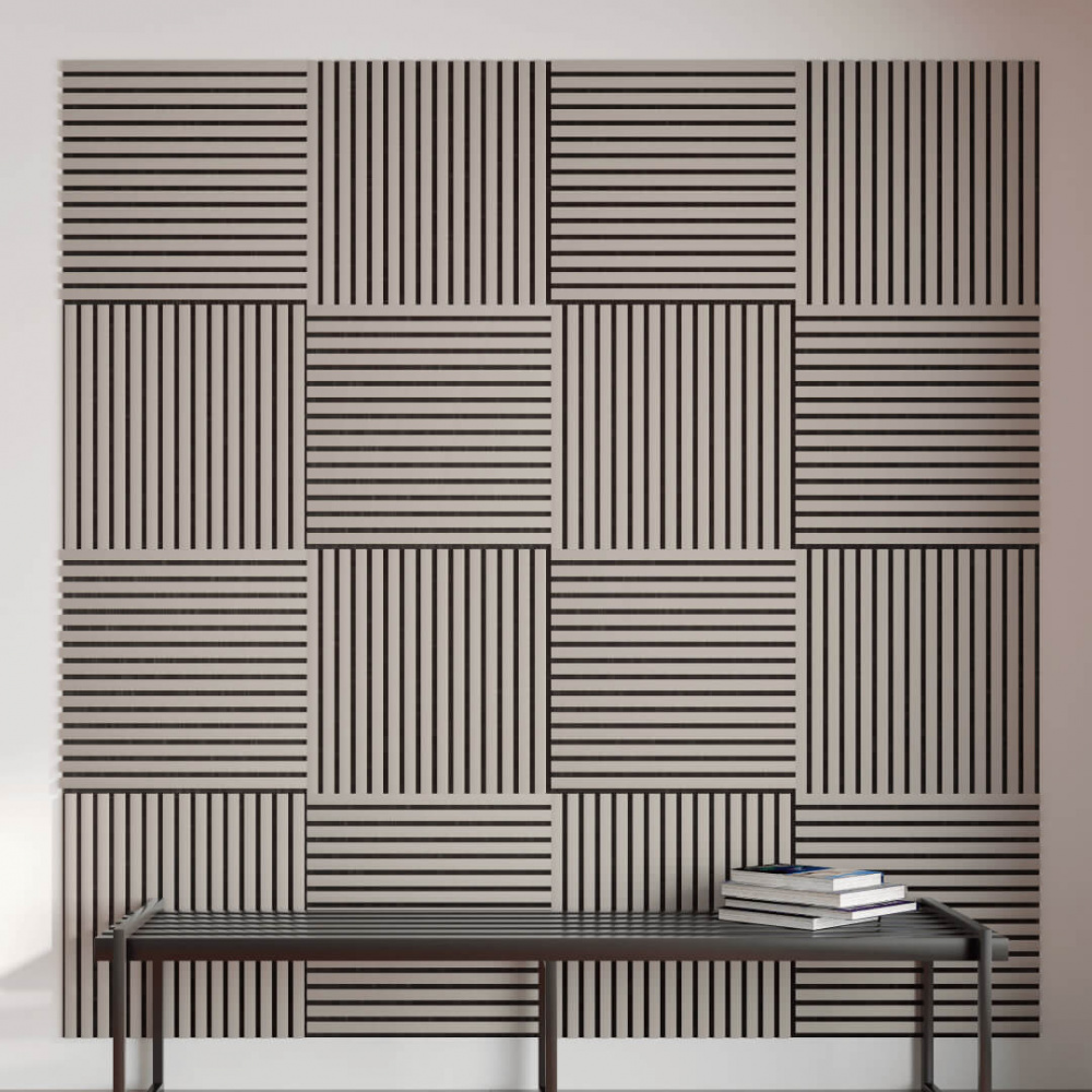 Acoustic Panel Stella Trend 20 De Luxe 900x600x20 Sandgrau (pack of 1 pcs.)