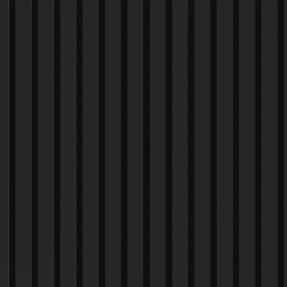 Acoustic panel Stella Trend 20 Standart 2440x600x20 mm Black Edition (pack of 1 pcs.)