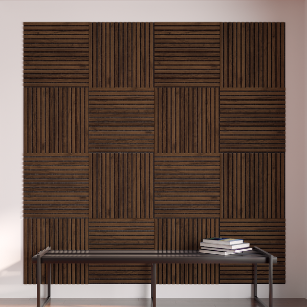 Acoustic Panel Stella Comfort 9 Prime 600x600x9 Catania Oak (pack of 1 pcs.)