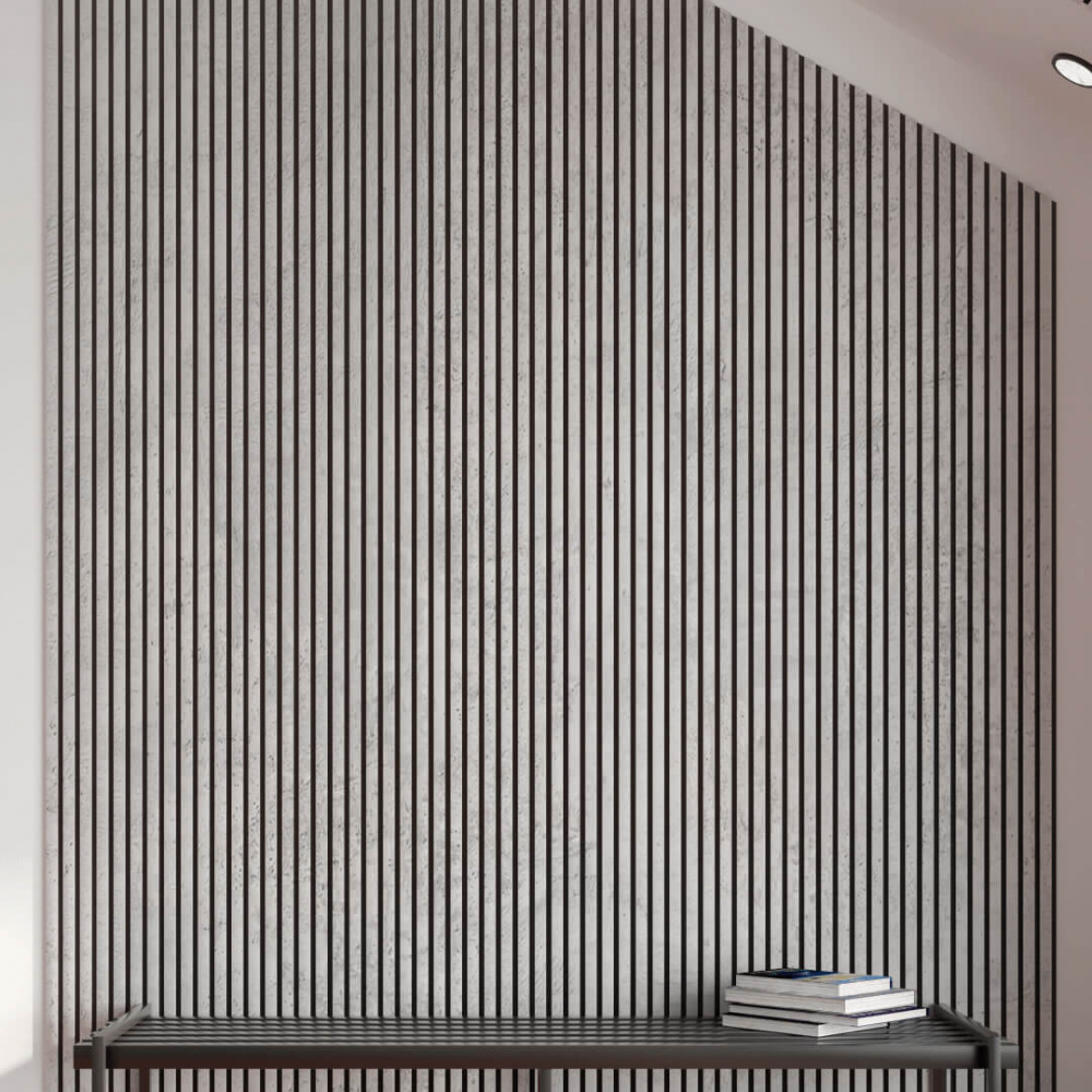 Acoustic Panel Stella Comfort 9 Standart 2780x600x9 Chicago Concrete (pack of 1 pcs.)