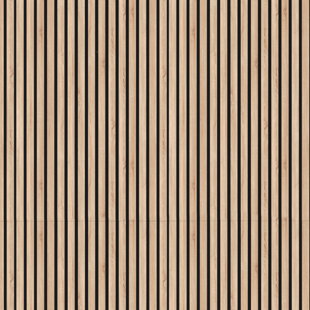 Acoustic panel Stella Trend 20 Standart 2440x600x20 mm Sonoma Oak (pack of 1 pcs.)