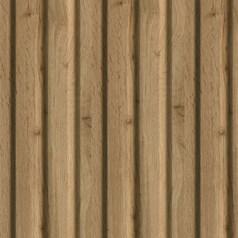 Finish profile for MDF Stella Beats Standart Pecan 2750x77x16 (pack of 4 pcs.)