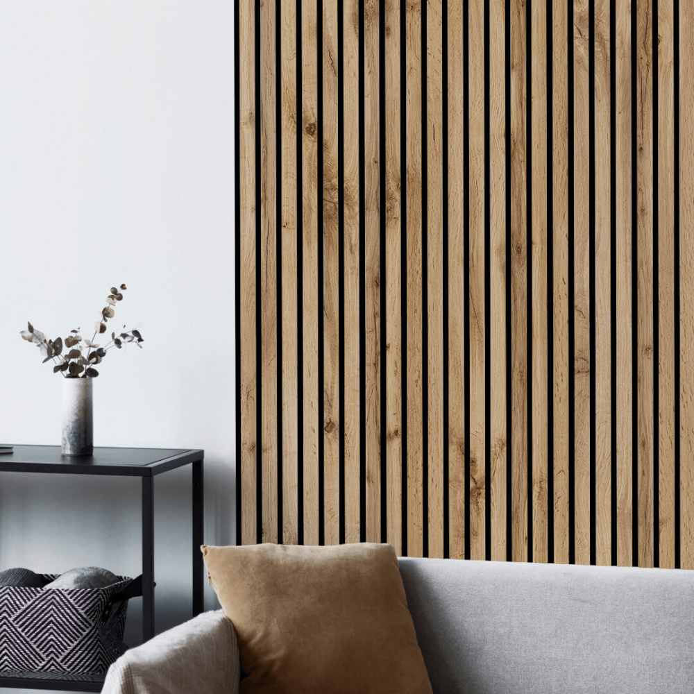 Acoustic Panel Stella Comfort 9 Standart 2780x600x9 Pecan (pack of 1 pcs.)