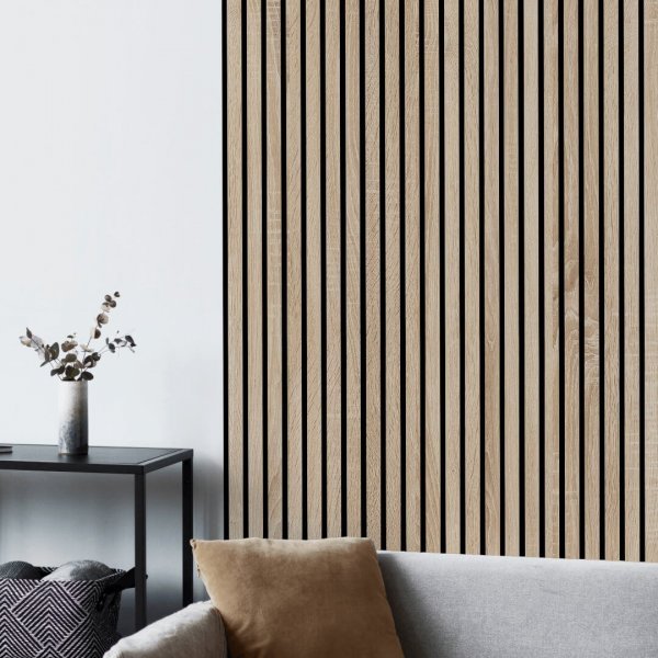 Acoustic Panel Stella Comfort 9 Standart 2400x600x9 Sonoma Oak (pack of 1 pcs.)