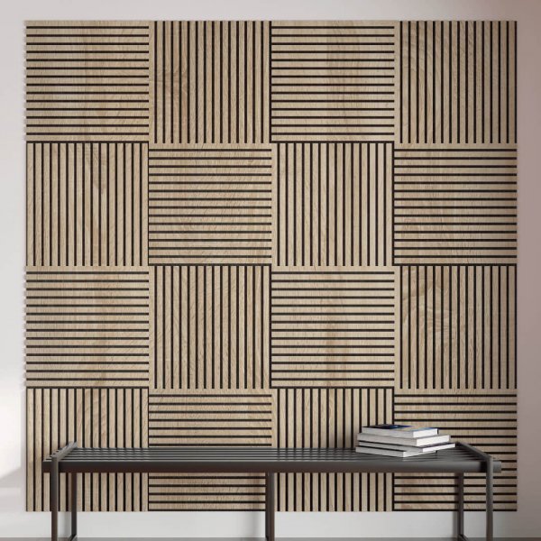 Acoustic Panel Stella Trend 20 Standart 600x600x20 Sonoma Oak (pack of 1 pcs.)