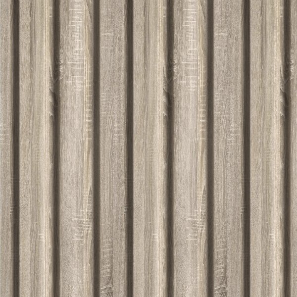 Wall Panel MDF Stella Beats Standart 2750х119х16 Vintage Oak (pack of 4 pcs.)