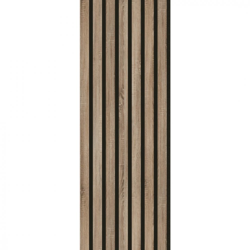 Acoustic Panel Stella Trend 20 Standart 2400x600x20 Vintage Oak (pack of 1 pcs.)