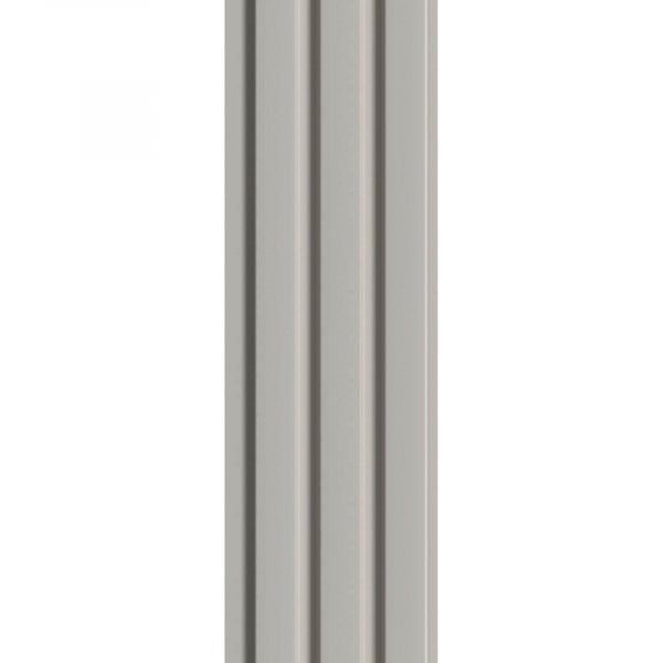 Wall Panel MDF Stella Beats De Luxe 2750х119х16 Sandgrau (pack of 4 pcs.)