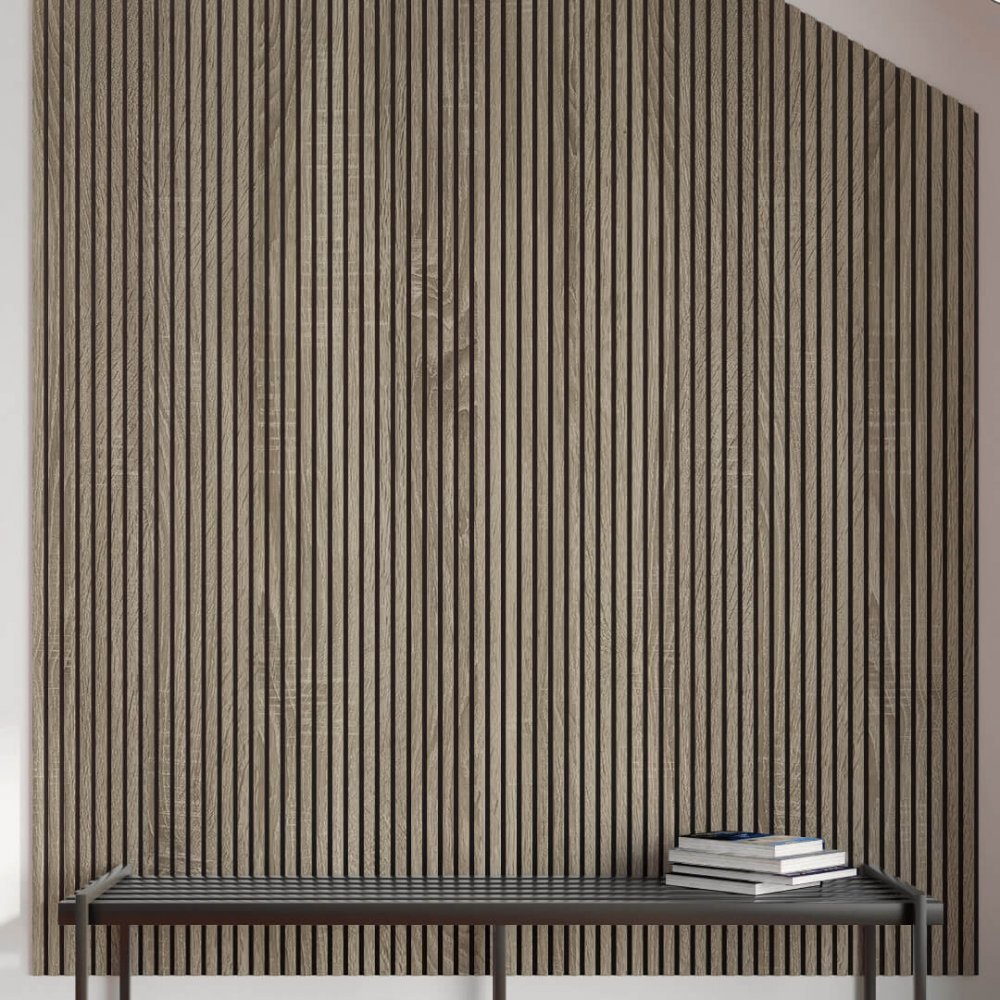 Acoustic Panel Stella Trend 20 Standart 2400x600x20 Vintage Oak (pack of 1 pcs.)